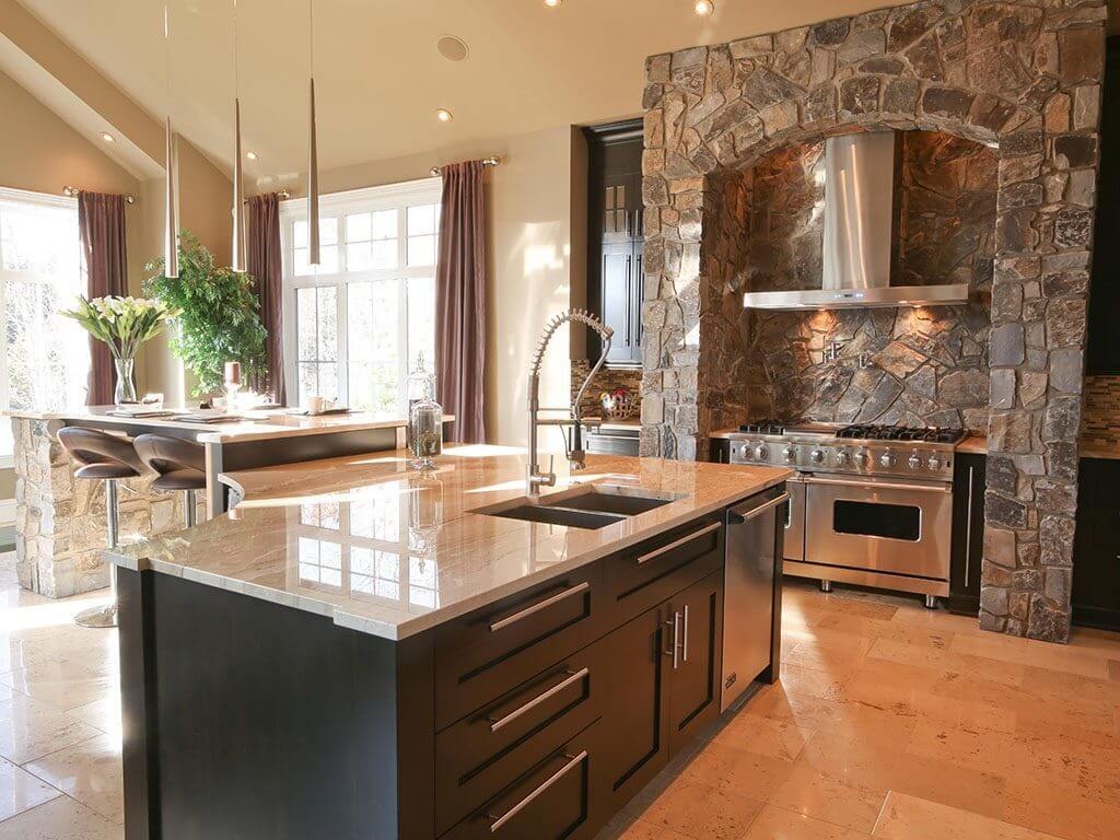 Столешница из искусственного камня в интерьере кухни: прекрасный стиль, простота и качество